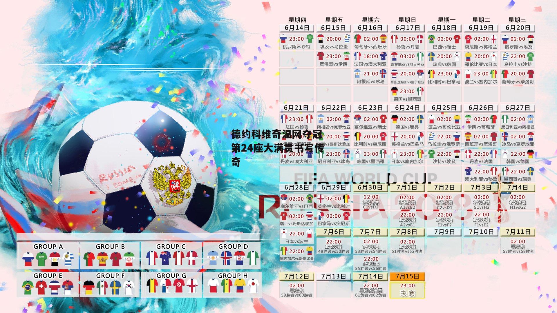 德约科维奇温网夺冠 第24座大满贯书写传奇